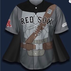 Star Wars Mandalorians Red Sox Jersey
